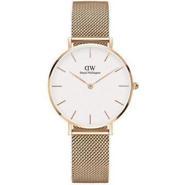 Daniel Wellington Classic Petite RG Melrose White 32mm | Time Watch Specialists